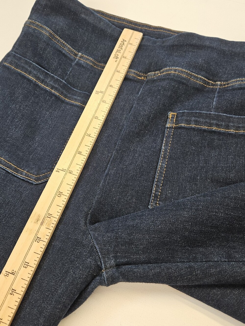 Frame Bardot Jetset Pull-On Bootcut Jeans Keller Wash Patch Pocket Size 2 - Picture 9 of 14